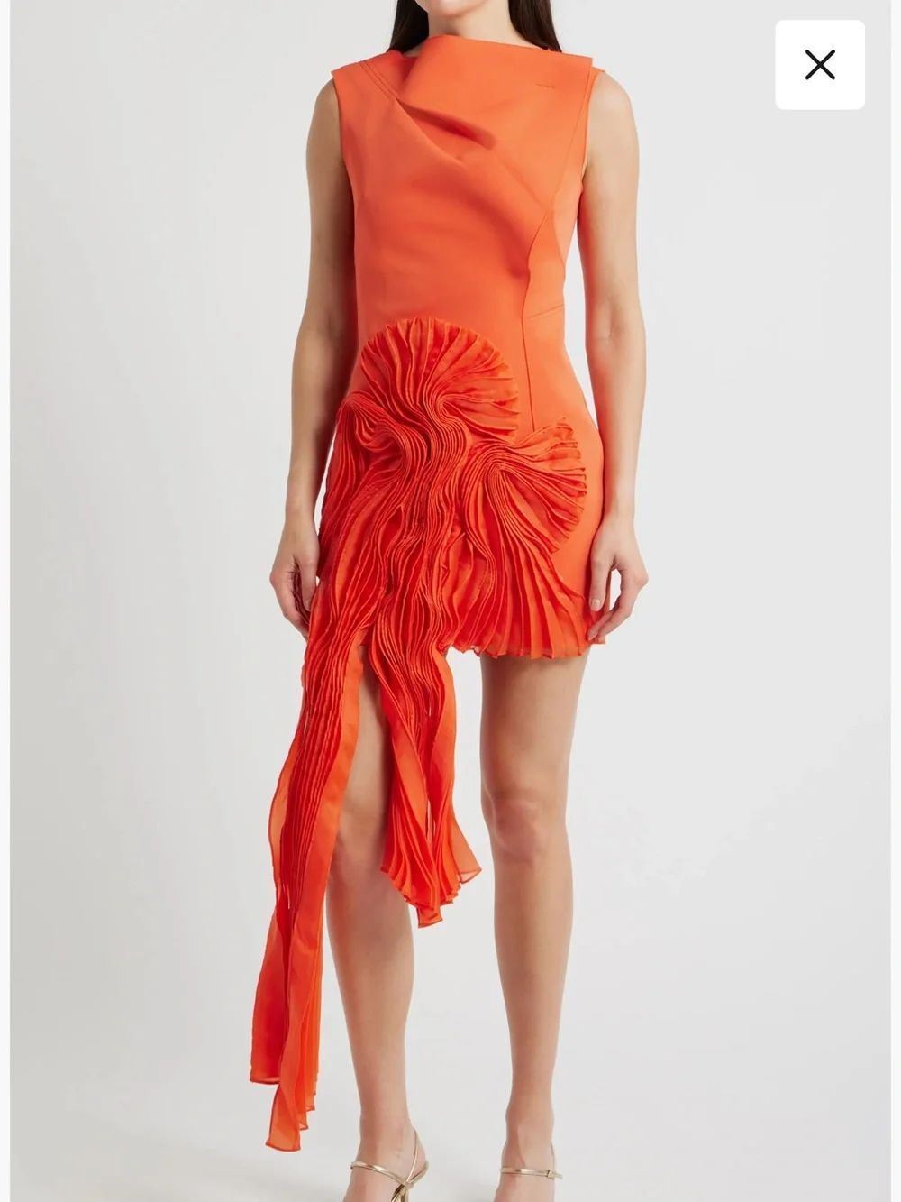 Acler Aberleigh Drape Cocktail Minidress